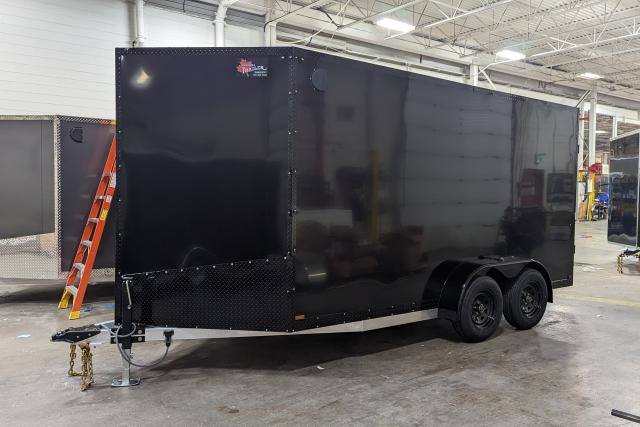 2024 Canadian Trailer Company 7x14 V Nose Cargo Trailer Aluminum Tandem Axle Photo2