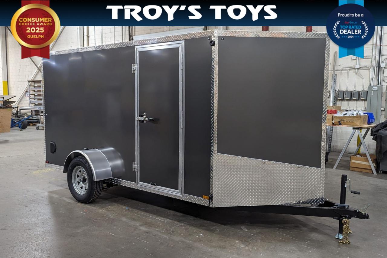 2024 Canadian Trailer Company 6x12 V-Nose Cargo Trailer Steel Single Axle