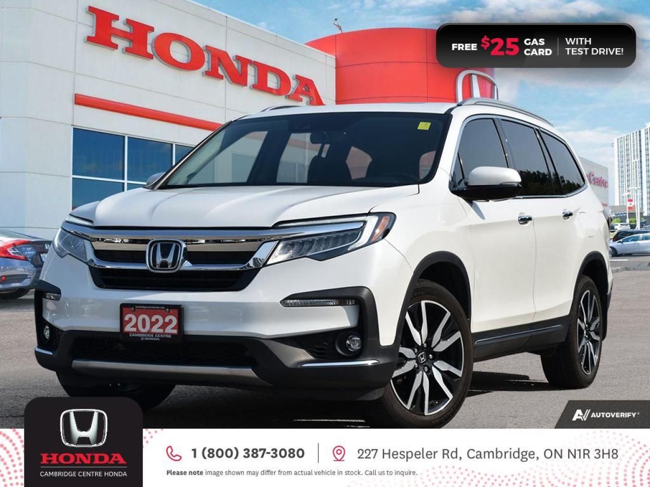 Used 2022 Honda Pilot Touring 7P POWER SUNROOF | GPS NAVIGATION | HONDA SENSING TECHNOLOGIES for sale in Cambridge, ON