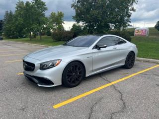 2016 Mercedes Benz S 63, a Great Choice for a Performance-Luxury Coupe !<br><br>AMAZING CONDITION, this 2016 Mercedes S 63 comes with a 5.5 LITRE 8 CYLINDER MOTOR that puts out 577 HORSEPOWER.<br><br>Interior includes: LEATHER HEATED SEATS, SUNROOF, MASSAGE SEATS, and an AMAZING SOUNDING STEREO SYSTEM.<br><br>Well reviewed:  The 2016 Mercedes S-Class is an excellent option if you   re shopping for a used super luxury car. The S-Class has a smooth and tranquil ride, engine power to spare, exquisite seating comfort, and advanced safety features that enable near-autonomous driving. All this luxury comes at a steep price, however...the S-Class feels a cut above the competition,  (cars.usnews.com).<br><br> The 2016 Mercedes-Benz S-Class has a velvety smooth ride, potent engines, and a silky transmission, reviewers agree. They also appreciate that it has fairly nimble handling for a car of its size. Test drivers praise the S-Class advanced suspension system for keeping the S-Class ride incredibly smooth and comfortable over road imperfections,  (cars.usnews.com).<br><br> Today, the 2016 Mercedes-Benz S-Class sedan and coupe are every bit the benchmarks that their illustrious forebears were, boasting an unparalleled blend of engineering, technology and luxury that permeates everything from the suspension to the stereo  (edumunds.com).<br><br>Driving aids include: BACK UP CAMERA, NAVIGATION, ADAPTIVE CRUISE CONTROL, BLIND SPOT DETECTION, and 4 MATIC ALL WHEEL DRIVE.<br><br>Comes complete with power locks, power windows, and keyless remote entry.<br><br>This car has safety included in the advertised price.<br><br>Please Note: HST and Licensing is an additional fee separate from the advertised price. <br><br>We have a strong confidence in our cars, if you want to have a car inspected, Vision Fine Cars welcomes it.<br>  <br>Certain Crypto-Currency accepted as payment, Charges will apply.<br>