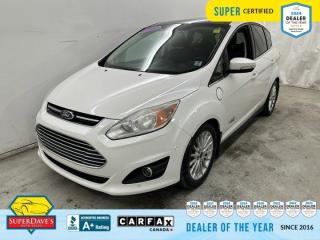 
 Panoramic Sunroof, Leather Seats, Navigation System, Heated Seats, Air Conditioning, Satellite Radio, Remote Starter, Cruise Control, Second Row Power Windows, Backup Cam. This Ford C-MAX Energi has a strong Gas/Electric I4 2.0L/122 engine powering this Variable transmission. 
 
These Packages Will Make Your Ford C-MAX Energi SEL The Envy of Your Friends 
 Voice Recognition, Touchscreen, Tinted Windows, Steering Wheel Controls, Rear Window Defroster, Push to Start, Power Windows, Power Trunk/Hatch, Power Locks, Power Driver Seat, Fog Lights, Dual Climate Control, Bluetooth, Aux/MP3 Line-in, Alloy Wheels, 17 Inch Wheels, Tilt Steering, Power Mirrors, Outside Temp Display, Heated Mirrors. 
 
 Expert Reviews!
 As reported by KBB.com: If you are on the hunt for a highly-efficient vehicle, but unwilling to sacrifice horsepower and responsive handling, the 2013 Ford C-Max provides the best balance of fuel economy and driving fun in the segment. 


THE SUPER DAVES ADVANTAGE
 
BUY REMOTE - No need to visit the dealership. Through email, text, or a phone call, you can complete the purchase of your next vehicle all without leaving your house!
 
DELIVERED TO YOUR DOOR - Your new car, delivered straight to your door! When buying your car with Super Daves, well arrange a fast and secure delivery. Just pick a time that works for you and well bring you your new wheels!
 
PEACE OF MIND WARRANTY - Every vehicle we sell comes backed with a warranty so you can drive with confidence.
 
EXTENDED COVERAGE - Get added protection on your new car and drive confidently with our selection of competitively priced extended warranties.
 
WE ACCEPT TRADES - We’ll accept your trade for top dollar! We’ll assess your trade in with a few quick questions and offer a guaranteed value for your ride. We’ll even come pick up your trade when we deliver your new car.
 
SUPER CERTIFIED INSPECTION - Every vehicle undergoes an extensive 120 point inspection, that ensure you get a safe, high quality used vehicle every time.
 
FREE CARFAX VEHICLE HISTORY REPORT - If youre buying used, its important to know your cars history. Thats why we provide a free vehicle history report that lists any accidents, prior defects, and other important information that may be useful to you in your decision.
 
METICULOUSLY DETAILED – Buying used doesn’t mean buying grubby. We want your car to shine and sparkle when it arrives to you. Our professional team of detailers will have your new-to-you ride looking new car fresh.
 
(Please note that we make all attempt to verify equipment, trim levels, options, accessories, kilometers and price listed in our ads however we make no guarantees regarding the accuracy of these ads online. Features are populated by VIN decoder from manufacturers original specifications. Some equipment such as wheels and wheels sizes, along with other equipment or features may have changed or may not be present. We do not guarantee a vehicle manual, manuals can be typically found online in the rare event the vehicle does not have one. Please verify all listed information with our dealership in person before purchase. The sale price does not include any ongoing subscription based services such as Satellite Radio. Any software or hardware updates needed to run any of these systems would also be the responsibility of the client. All listed payments are OAC which means On Approved Credit and are estimated without taxes and fees as these may vary from deal to deal, taxes and fees are extra. As these payments are based off our lenders best offering they may be subject to change without notice. Please ensure this vehicle is ready to be viewed at the dealership by making an appointment with our sales staff. We cannot guarantee this vehicle will be on premises and ready for viewing unless and appointment has been made.)
