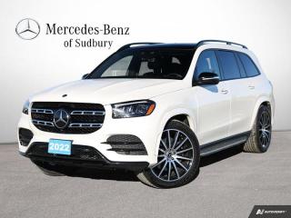<b>Star Certified!<br> <br></b><br>  Check out our wide selection of <b>NEW</b> and <b>PRE-OWNED</b> vehicles today!<br> <br>   The GLS provides the highest comfort levels for all passengers and it has the capability to get them anywhere they want to go. This  2022 Mercedes-Benz GLS is for sale today in Sudbury. <br> <br>This Mercedes-Benz GLS exudes luxury, confidence and authority with its larger dimensions and impeccable comfort levels. The interior is crafted to perfection and ensures all passengers remain spoiled in premium luxury, while the exterior offers a polished design with muscular lines. No aspect of this GLS is anything less than what you would expect from a pinnacle Mercedes-Benz SUV.This  SUV has 45,090 kms and is a Certified Pre-Owned vehicle. Its  diamond white metallic in colour  . It has an automatic transmission and is powered by a  3.0L I6 24V GDI DOHC Turbo engine.  And its got a certified used vehicle warranty for added peace of mind. <br> <br> Our GLSs trim level is 450 4MATIC SUV. A sunroof tops off the amazing style for this GLS 450, enhanced with air ride suspension, aluminum wheels, chrome trim, and hybrid performance. Classic Mercedes luxury abounds with features like a proximity power liftgate, heated ARTICO seats and armrests, heated leather steering wheel, and remote keyless entry. Cutting edge tech keeps you connected with navigation, Android Auto, Apple CarPlay, media display, and wi-fi, while active parking assist, lane keep assist, active braking, and blind spot assist help keep you safe on the road.<br> <br>To apply right now for financing use this link : <a href=https://www.mercedes-benz-sudbury.ca/finance/apply-for-financing/ target=_blank>https://www.mercedes-benz-sudbury.ca/finance/apply-for-financing/</a><br><br> <br/>This vehicle has been examined inside and outand under followed by a demanding road test. If deficiencies were found at any time during This Vehicle is Mercedes-Benz Star Certified! the process, they have been repaired, replaced or reconditioned using only genuine Mercedes-Benz parts. Tested by one of our fully trained technicians, a Mercedes-Benz Certified Pre-owned vehicle is only approved and qualifies for the Mercedes-Benz Star Certified Warranty when it meets mandatory inspection standards. How your Mercedes-Benz achieves Certified status. 166-point Inspection: - Engine Test - Fluids - Electrical Systems - Undercarriage/Drivetrain - Appearance Standards - Safety, Security and Solidity - On Road Evaluation.<br> <br/><br>LocationMercedes-Benz of Sudbury is conveniently located at 2091 Long Lake Road in Sudbury, Ontario. If you cant make it to us, we can accommodate you! Call us today to come in and see this vehicle!<br> Come by and check out our fleet of 20+ used cars and trucks and 40+ new cars and trucks for sale in Sudbury.  o~o