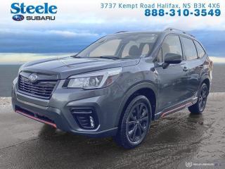 Awards:* ALG Canada Residual Value Awards New Price! Magnetite Gray Metallic 2020 Subaru Forester Sport AWD CVT Lineartronic 2.5L 4-Cylinder DOHC Atlantic Canadas largest Subaru dealer.All Wheel Drive, Auto High-beam Headlights, Automatic temperature control, Exterior Parking Camera Rear, Heated front seats, Power moonroof: Panoramic, Steering wheel mounted audio controls, Telescoping steering wheel, Tilt steering wheel.WE MAKE IT EASY!