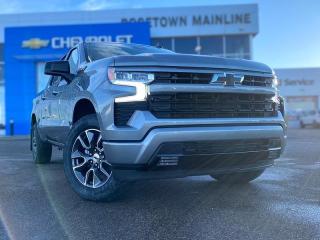 <br> <br> With a bold profile and distinctive stance, this 2024 Silverado turns heads and makes a statement on the jobsite, out in town or wherever life leads you. <br> <br>This 2024 Chevrolet Silverado 1500 stands out in the midsize pickup truck segment, with bold proportions that create a commanding stance on and off road. Next level comfort and technology is paired with its outstanding performance and capability. Inside, the Silverado 1500 supports you through rough terrain with expertly designed seats and robust suspension. This amazing 2024 Silverado 1500 is ready for whatever.<br> <br> This sterling grey metallic Crew Cab 4X4 pickup has an automatic transmission and is powered by a 355HP 5.3L 8 Cylinder Engine.<br> <br> Our Silverado 1500s trim level is RST. This 1500 RST comes with Silverardos legendary capability and was made to be a stylish daily pickup truck that has the perfect amount of essential equipment. This incredible truck comes loaded with blacked out exterior accents, body colored bumpers, Chevrolets Premium Infotainment 3 system thats paired with a larger touchscreen display, wireless Apple CarPlay and Android Auto, 4G LTE hotspot and SiriusXM. Additional features include LED front fog lights, remote engine start, an EZ Lift tailgate, unique aluminum wheels, a power driver seat, forward collision warning with automatic braking, intellibeam headlights, dual-zone climate control, lane keep assist, Teen Driver technology, a trailer hitch and a HD rear view camera. This vehicle has been upgraded with the following features: Bose Premium Audio, Following Distance Indicator. <br><br> <br/><br>Contact our Sales Department today by: <br><br>Phone: 1 (306) 882-2691 <br><br>Text: 1-306-800-5376 <br><br>- Want to trade your vehicle? Make the drive and well have it professionally appraised, for FREE! <br><br>- Financing available! Onsite credit specialists on hand to serve you! <br><br>- Apply online for financing! <br><br>- Professional, courteous, and friendly staff are ready to help you get into your dream ride! <br><br>- Call today to book your test drive! <br><br>- HUGE selection of new GMC, Buick and Chevy Vehicles! <br><br>- Fully equipped service shop with GM certified technicians <br><br>- Full Service Quick Lube Bay! Drive up. Drive in. Drive out! <br><br>- Best Oil Change in Saskatchewan! <br><br>- Oil changes for all makes and models including GMC, Buick, Chevrolet, Ford, Dodge, Ram, Kia, Toyota, Hyundai, Honda, Chrysler, Jeep, Audi, BMW, and more! <br><br>- Rosetowns ONLY Quick Lube Oil Change! <br><br>- 24/7 Touchless car wash <br><br>- Fully stocked parts department featuring a large line of in-stock winter tires! <br> <br><br><br>Rosetown Mainline Motor Products, also known as Mainline Motors is the ORIGINAL King Of Trucks, featuring Chevy Silverado, GMC Sierra, Buick Enclave, Chevy Traverse, Chevy Equinox, Chevy Cruze, GMC Acadia, GMC Terrain, and pre-owned Chevy, GMC, Buick, Ford, Dodge, Ram, and more, proudly serving Saskatchewan. As part of the Mainline Automotive Group of Dealerships in Western Canada, we are also committed to servicing customers anywhere in Western Canada! We have a huge selection of cars, trucks, and crossover SUVs, so if youre looking for your next new GMC, Buick, Chevrolet or any brand on a used vehicle, dont hesitate to contact us online, give us a call at 1 (306) 882-2691 or swing by our dealership at 506 Hyw 7 W in Rosetown, Saskatchewan. We look forward to getting you rolling in your next new or used vehicle! <br> <br><br><br>* Vehicles may not be exactly as shown. Contact dealer for specific model photos. Pricing and availability subject to change. All pricing is cash price including fees. Taxes to be paid by the purchaser. While great effort is made to ensure the accuracy of the information on this site, errors do occur so please verify information with a customer service rep. This is easily done by calling us at 1 (306) 882-2691 or by visiting us at the dealership. <br><br> Come by and check out our fleet of 70+ used cars and trucks and 130+ new cars and trucks for sale in Rosetown. o~o