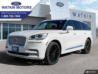 Used 2021 Lincoln Aviator Reserve AWD for sale in Vernon, BC