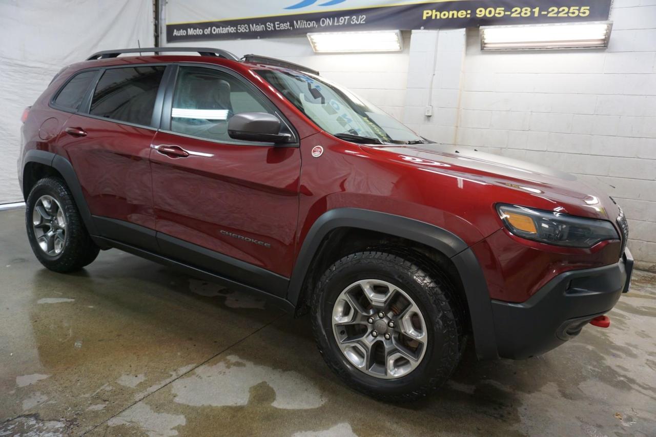 2019 Jeep Cherokee TRAILHAWK 4WD *ACCIDENT FREE* CERTIFIED CAMERA NAV BLUETOOTH LEATHER HEATED SEATS PANO ROOF CRUISE ALLOYS - Photo #1