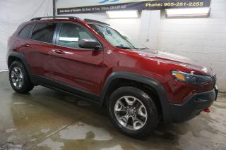 Used 2019 Jeep Cherokee TRAILHAWK 4WD *ACCIDENT FREE* CERTIFIED CAMERA NAV BLUETOOTH LEATHER HEATED SEATS PANO ROOF CRUISE ALLOYS for sale in Milton, ON