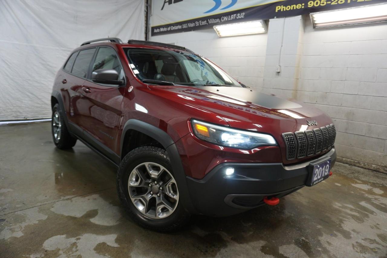 2019 Jeep Cherokee TRAILHAWK 4WD *ACCIDENT FREE* CERTIFIED CAMERA NAV BLUETOOTH LEATHER HEATED SEATS PANO ROOF CRUISE ALLOYS - Photo #8