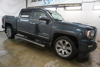 Used 2018 GMC Sierra 1500 DENALI 6.2L 4WD CREW CAB CERTIFIED CAMERA NAV BLUETOOTH LEATHER HEATED SEATS SUNROOF CRUISE ALLOYS for sale in Milton, ON