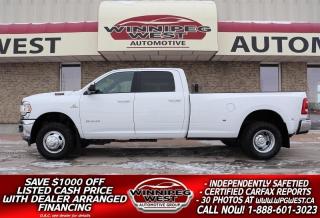 Used 2021 RAM 3500 CREW DUALLY, 6.7L CUMMINS, AISIN, MAX TOW, LOADED! for sale in Headingley, MB