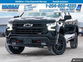 Meet your perfect partner for all your adventures, the brand new 2024 Chevrolet Silverado 1500 LT Trail Boss. Designed to conquer any terrain, this Crew Cab Pickup truck is an embodiment of versatility and power.  Under the hood, it boasts a robust Gas V8 5.3L/325 engine, paired with a 10-Speed Automatic w/Paddle Shifters transmission for smooth and efficient gear shifts. Whether youre towing a heavy load or cruising around the city of Winnipeg, this Silverado 1500 ensures an unmatched driving experience.  The LT Trail Boss trim level brings a unique blend of comfort and ruggedness. Inside, youll find a well-crafted interior offering a superior level of comfort. On the outside, the bold and aggressive design is sure to turn heads wherever you go. Its not just a vehicle, its a statement of your adventurous spirit.  At Murray Chevrolet Winnipeg, we believe in providing our customers with the best. This 2024 Chevrolet Silverado 1500 LT Trail Boss is a testament to that belief. Its more than just a pickup truck; its a vehicle thats ready to be a part of your lifestyle.  Come visit us at Murray Chevrolet Winnipeg and take the first step towards owning this magnificent beast. Experience the thrill of driving the 2024 Chevrolet Silverado 1500 LT Trail Boss today!  Dealer Permit #1740