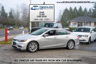 Used 2018 Chevrolet Malibu LT, Local, No Accidents, Bluetooth, Power Seats, Alloys! for sale in Surrey, BC