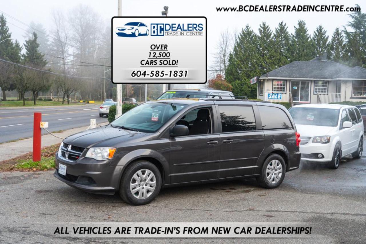 <div class=form-group>                                            <p>Local and No Accidents! 2016 Grand Caravan SXT, reverse camera, Bluetooth, power group, air conditioning and more. </p>                                        </div>                                        <br>                                        <div class=form-group>                                            <p>                                                </p><p>Excellent, Affordable Lubrico Warranty Options Available on ALL Vehicles!</p><p>604-585-1831</p><p>All Vehicles are Safety Inspected by a 3rd Party Inspection Service. <br> <br>We speak English, French, German, Punjabi, Hindi and Urdu Language! </p><p><br>We are proud to have sold over 14,500 vehicles to our customers throughout B.C.<br> <br>What Makes Us Different? <br>All of our vehicles have been sent to us from new car dealerships. They are all trade-ins and we are a large remarketing centre for the lower mainland new car dealerships. We do not purchase vehicles at auctions or from private sales. <br> <br>Administration Fee of $375<br> <br>Disclaimer: <br>Vehicle options are inputted from a VIN decoder. As we make our best effort to ensure all details are accurate we can not guarantee the information that is decoded from the VIN. Please verify any options before purchasing the vehicle. <br> <br>B.C. Dealers Trade-In Centre <br>14458 104th Ave. <br>Surrey, BC <br>V3R1L9 <br>DL# 26220 <br> <br>(604) 585-1831</p>                                            <p></p>                                        </div>                                     <p><br></p><p>Excellent, Affordable Lubrico Warranty Options Available on ALL Vehicles!</p><p><span style=background-color: rgba(var(--bs-white-rgb),var(--bs-bg-opacity)); color: var(--bs-body-color); font-family: open-sans, -apple-system, BlinkMacSystemFont, "Segoe UI", Roboto, Oxygen, Ubuntu, Cantarell, "Fira Sans", "Droid Sans", "Helvetica Neue", sans-serif; font-size: var(--bs-body-font-size); font-weight: var(--bs-body-font-weight); text-align: var(--bs-body-text-align);>All Vehicles are Safety Inspected by a 3rd Party Inspection Service. </span><br><br>We speak English, French, German, Punjabi, Hindi and Urdu Language! </p><p><br>We are proud to have sold over 14,500 vehicles to our customers throughout B.C. </p><p><br>What Makes Us Different? <br>All of our vehicles have been sent to us from new car dealerships. They are all trade-ins and we are a large remarketing centre for the lower mainland new car dealerships. We do not purchase vehicles at auctions or from private sales. <br> <br>Administration Fee of $375<br> <br>Disclaimer: <br>Vehicle options are inputted from a VIN decoder. As we make our best effort to ensure all details are accurate we can not guarantee the information that is decoded from the VIN. Please verify any options before purchasing the vehicle. <br> <br>B.C. Dealers Trade-In Centre <br>14458 104th Ave. <br>Surrey, BC <br>V3R1L9 <br>DL# 26220</p><p> <br> </p><p>6-0-4-5-8-5-1-8-3-1<span id=jodit-selection_marker_1715031292914_8639568369688433 data-jodit-selection_marker=start style=line-height: 0; display: none;></span></p>