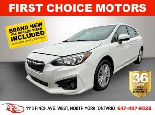 Used 2017 Subaru Impreza TOURING ~AUTOMATIC, FULLY CERTIFIED WITH WARRANTY! for sale in North York, ON
