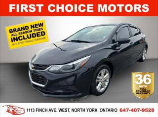 Used 2017 Chevrolet Cruze LT ~MANUAL, FULLY CERTIFIED WITH WARRANTY!!!~ for sale in North York, ON