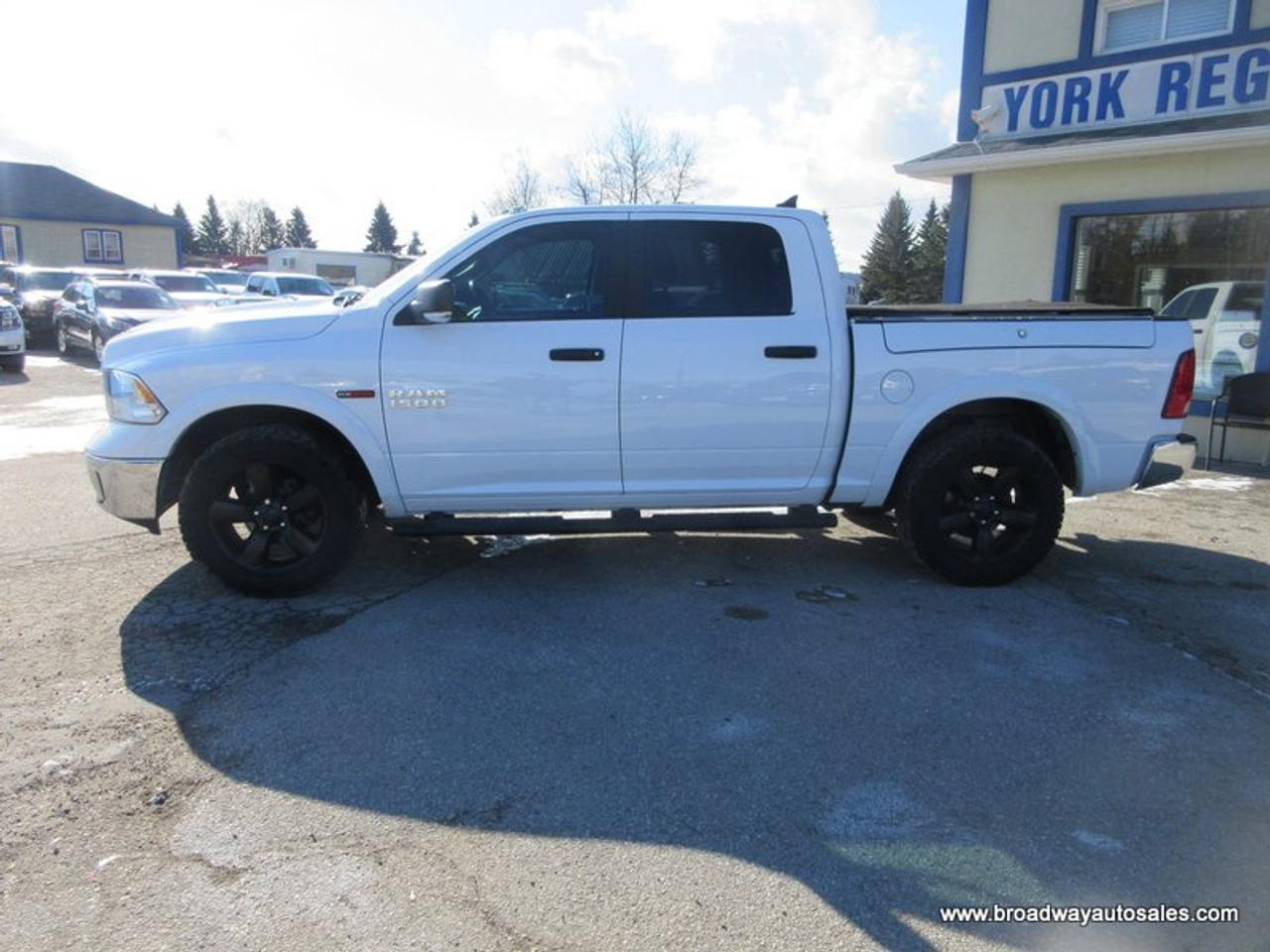 2018 RAM 1500 LOADED OUTDOORSMAN-EDITION 5 PASSENGER 3.0L - ECO-DIESEL.. 4X4.. CREW-CAB.. SHORTY-RAM-BOX.. NAVIGATION.. LEATHER.. HEATED SEATS & WHEEL. Photo3