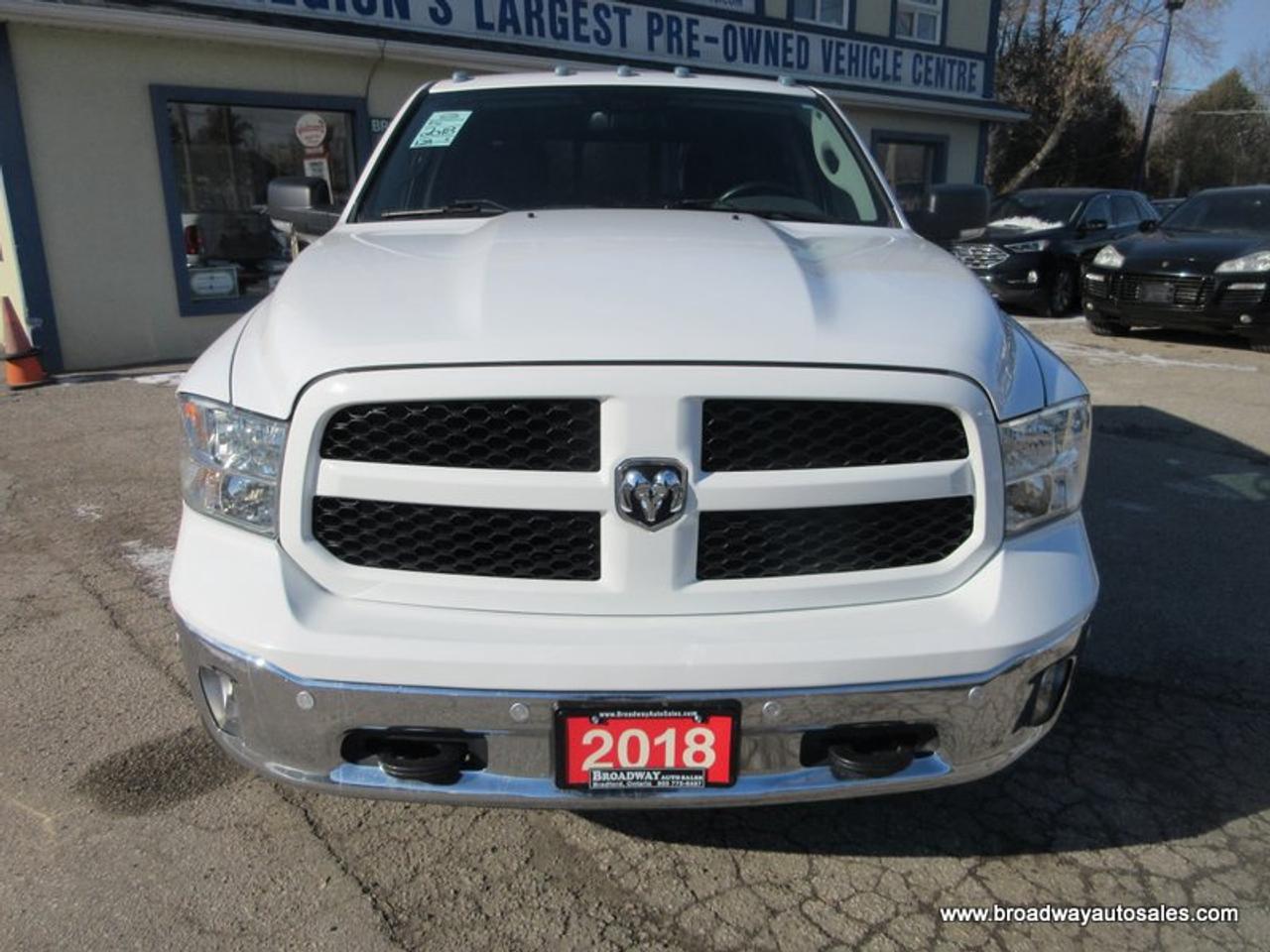 2018 RAM 1500 LOADED OUTDOORSMAN-EDITION 5 PASSENGER 3.0L - ECO-DIESEL.. 4X4.. CREW-CAB.. SHORTY-RAM-BOX.. NAVIGATION.. LEATHER.. HEATED SEATS & WHEEL. Photo