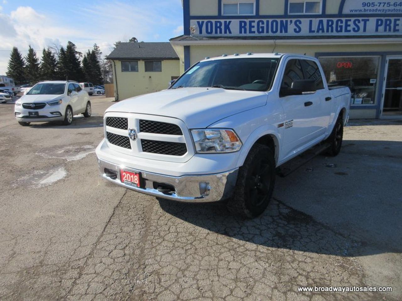 2018 RAM 1500 LOADED OUTDOORSMAN-EDITION 5 PASSENGER 3.0L - ECO-DIESEL.. 4X4.. CREW-CAB.. SHORTY-RAM-BOX.. NAVIGATION.. LEATHER.. HEATED SEATS & WHEEL. Photo