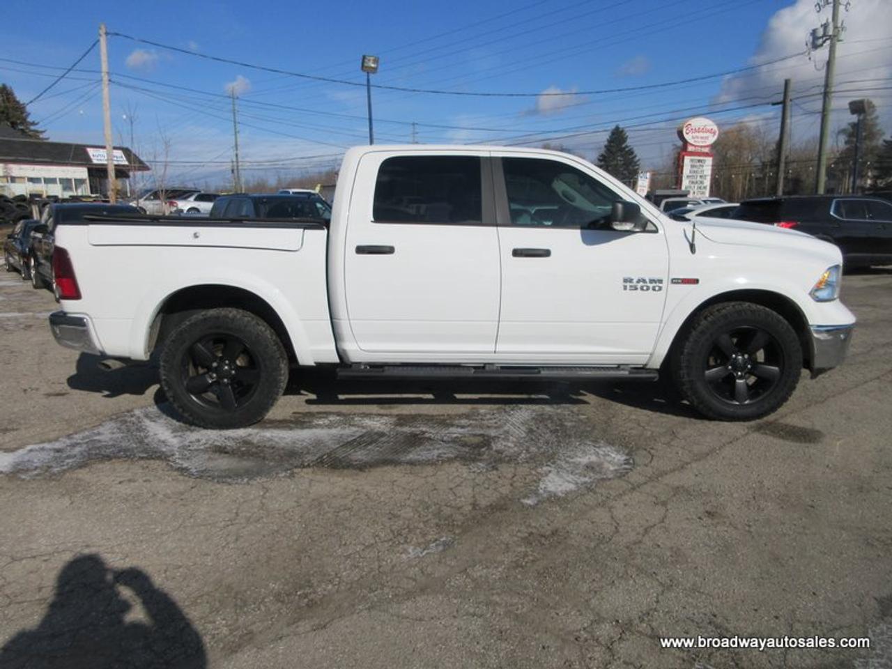 2018 RAM 1500 LOADED OUTDOORSMAN-EDITION 5 PASSENGER 3.0L - ECO-DIESEL.. 4X4.. CREW-CAB.. SHORTY-RAM-BOX.. NAVIGATION.. LEATHER.. HEATED SEATS & WHEEL. Photo