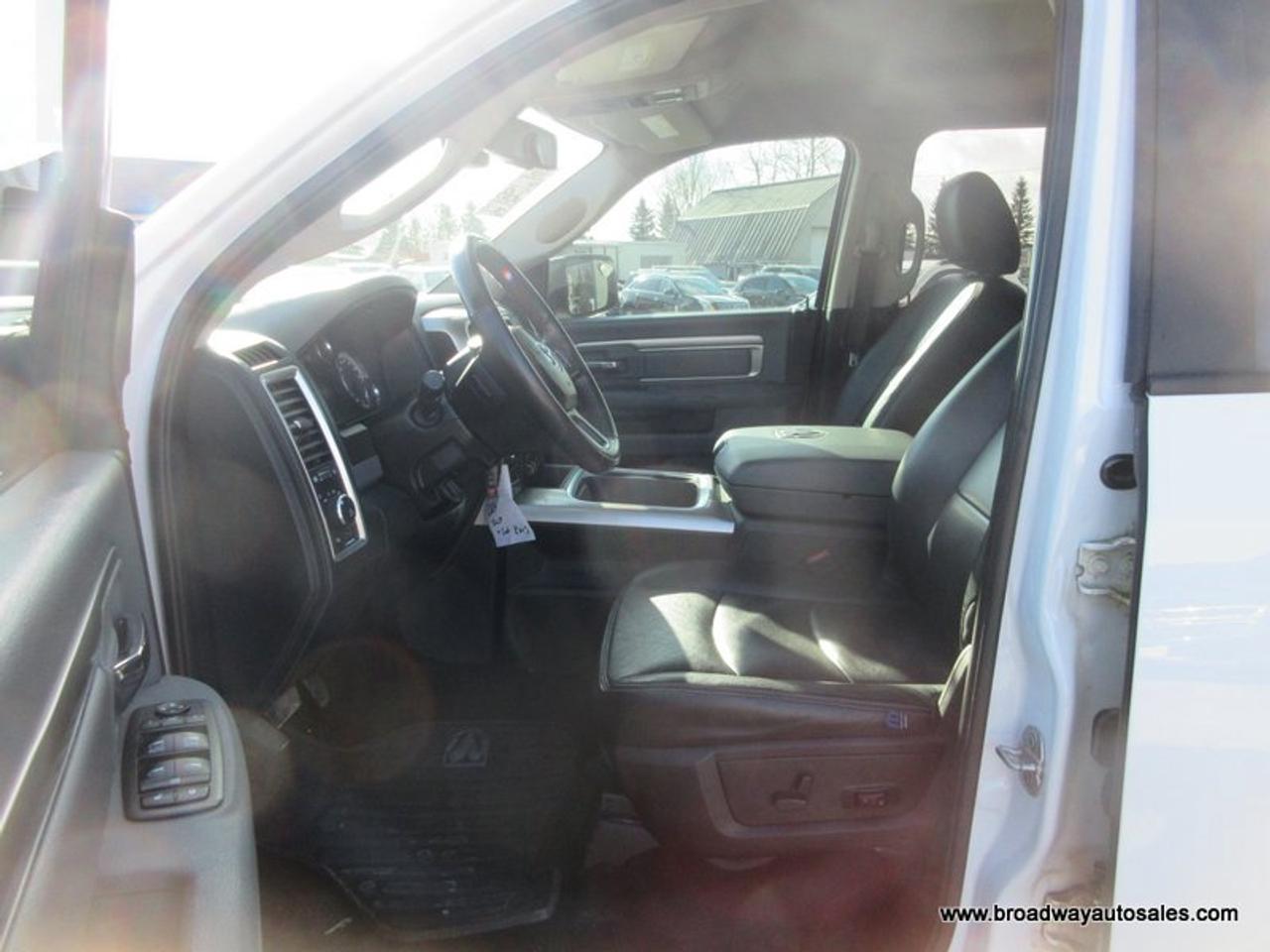 2018 RAM 1500 LOADED OUTDOORSMAN-EDITION 5 PASSENGER 3.0L - ECO-DIESEL.. 4X4.. CREW-CAB.. SHORTY-RAM-BOX.. NAVIGATION.. LEATHER.. HEATED SEATS & WHEEL. Photo