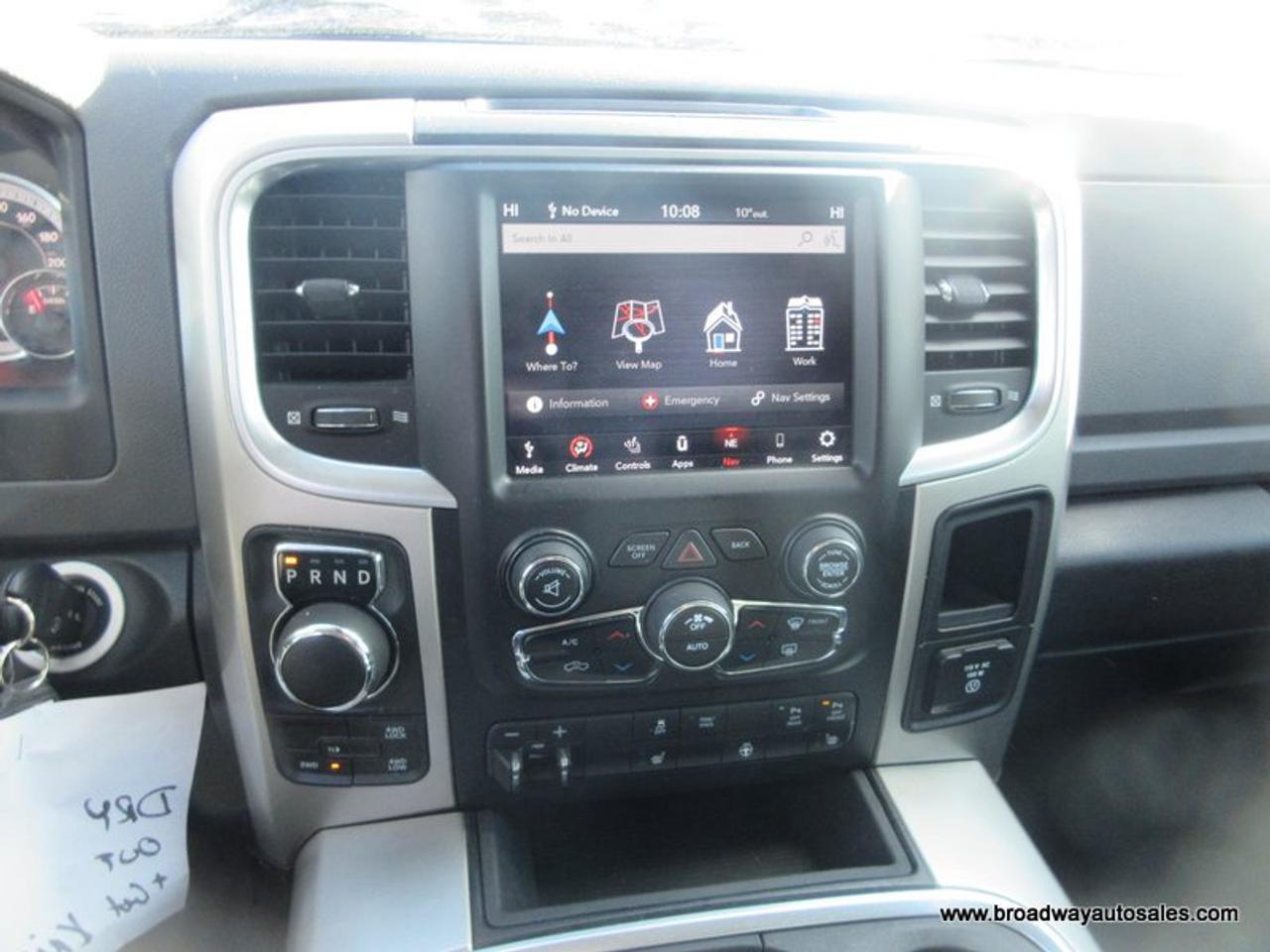 2018 RAM 1500 LOADED OUTDOORSMAN-EDITION 5 PASSENGER 3.0L - ECO-DIESEL.. 4X4.. CREW-CAB.. SHORTY-RAM-BOX.. NAVIGATION.. LEATHER.. HEATED SEATS & WHEEL. Photo