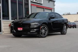 <p>Our 2019 Dodge Charger SXT AWD Sedan is a dynamic road machine that dominates any scene in Pitch Black! Powered by a 3.6 Litre V6 that offers 292hp connected to a paddle-shifted 8 Speed Automatic transmission for easy passing. This All Wheel Drive sedan delivers quick acceleration, seamless shifts, and brilliant handling, and it rewards you with approximately 8.7L/100km on the highway. Low and lean, our Charger offers a strong road presence while making you look good thanks to the bold wheels, sleek lines, and large sunroof! Our SXT cabin is spacious and boasts top amenities including heated and cooled front sport seats, a leather-wrapped heated steering wheel, remote start, a universal garage door opener, and an auto-dimming rearview mirror. All the information you need is at your fingertips with the UConnect display, Apple CarPlay/Android Auto capability, full-color navigation, a media hub, available satellite radio, integrated voice command with Bluetooth, and more! Feel supremely confident knowing Dodge safeguards you with features to keep you protected including a backup camera, ready alert braking, advanced airbags, and electronic stability control. Our Charger SXT sedan strikes a perfect balance of retro style, American muscle, security, and efficiency. Save this Page and Call for Availability. We Know You Will Enjoy Your Test Drive Towards Ownership! Errors and omissions excepted Good Credit, Bad Credit, No Credit - All credit applications are 100% processed! Let us help you get your credit started or rebuilt with our experienced team of professionals. Good credit? Let us source the best rates and loan that suits you. Same day approval! No waiting! Experience the difference at Chatham's award winning Pre-Owned dealership 3 years running! All vehicles are sold certified and e-tested, unless otherwise stated. Helping people get behind the wheel since 1999! If we don't have the vehicle you are looking for, let us find it! All cars serviced through our onsite facility. Servicing all makes and models. We are proud to serve southwestern Ontario with quality vehicles for over 16 years! Can't make it in? No problem! Take advantage of our NO FEE delivery service! Chatham-Kent, Sarnia, London, Windsor, Essex, Leamington, Belle River, LaSalle, Tecumseh, Kitchener, Cambridge, waterloo, Hamilton, Oakville, Toronto and the GTA.</p>