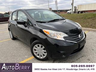 <p><strong>2015 Nissan Versa Note SV Black On Black Interior </strong></p><p> 1.6L  V4  Front Wheel Drive  Automatic  A/C<span>  Steering Wheel Mounted Controls<span> </span></span><span> </span><span>Bluetooth  Backup Camera  Keyless Entry<span> </span></span><span> <span id=jodit-selection_marker_1702400743956_22184884153867035 data-jodit-selection_marker=start style=line-height: 0; display: none;></span></span></p><p><br></p><p><strong>*** ACCIDENT FREE *** CLEAN CARFAX *** ONE PREVIOUS OWNER ***</strong><br></p><p>*** Fully Certified ***</p><p><span><strong>*** ONLY 115.031 KM ***</strong></span></p><p><br></p><p><span><strong>CARFAX REPORT:</strong><span> </span><a href=https://vhr.carfax.ca/?id=blffXeRsp4zHYpiQCdvfkxUR6ACbHNGa>https://vhr.carfax.ca/?id=blffXeRsp4zHYpiQCdvfkxUR6ACbHNGa</a></span></p><br><p><br></p> <span id=jodit-selection_marker_1689009751050_8404320760089252 data-jodit-selection_marker=start style=line-height: 0; display: none;></span>