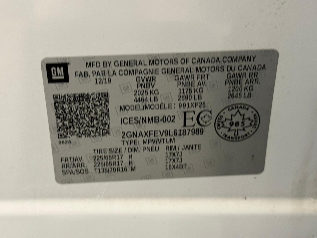2020 Chevrolet Equinox LS+Heated Seats+ApplePlay+Remote Start+CLEANCARFAX - Photo #41