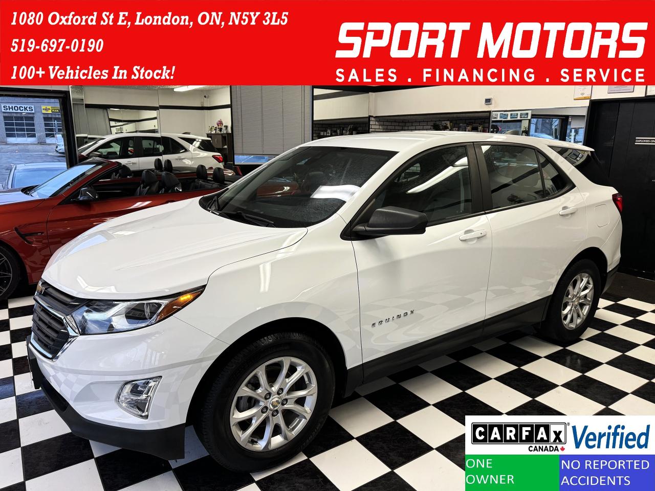 2020 Chevrolet Equinox LS+Heated Seats+ApplePlay+Remote Start+CLEANCARFAX