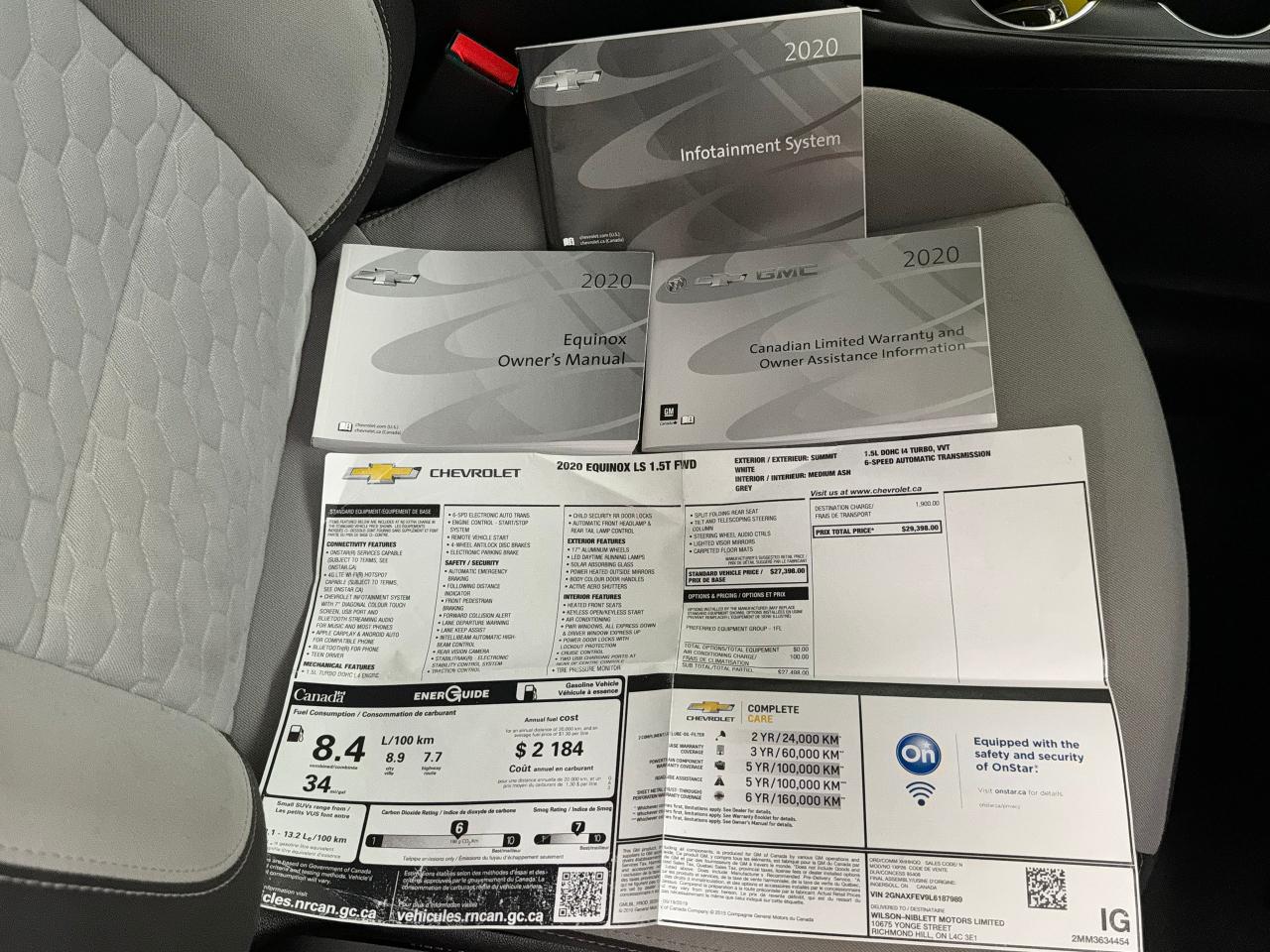 2020 Chevrolet Equinox LS+Heated Seats+ApplePlay+Remote Start+CLEANCARFAX - Photo #25
