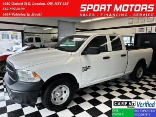 Used 2019 RAM 1500 Classic ST Quad Cab 6 PASS+Camera+Bluetooth+CLEAN CARFAX for sale in London, ON