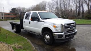 Used 2015 Ford F-350 SD 8 Foot Flat Deck Crew Cab 4WD Dually for sale in Burnaby, BC