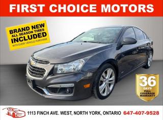 Used 2016 Chevrolet Cruze Limited RS ~AUTOMATIC, FULLY CERTIFIED WITH WARRANTY!!!~ for sale in North York, ON