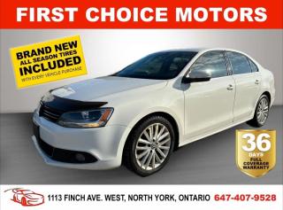 Used 2012 Volkswagen Jetta TDI HIGHLINE ~AUTOMATIC, FULLY CERTIFIED WITH WARR for sale in North York, ON