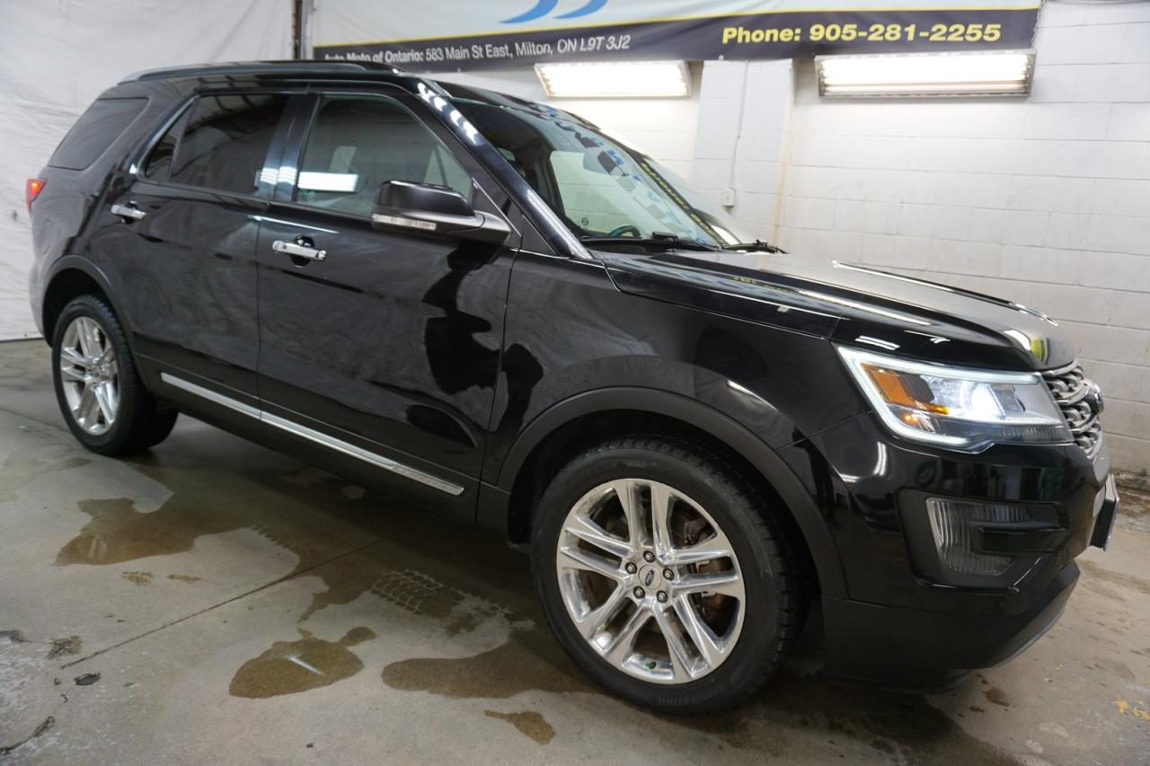 Used 2016 Ford Explorer V6 LIMITED CERTIFIED *6 SEATS* NAVI CAMERA BLUETOOTH LEATHER HEATED SEATS PANO ROOF CRUISE ALLOYS for sale in Burlington, ON