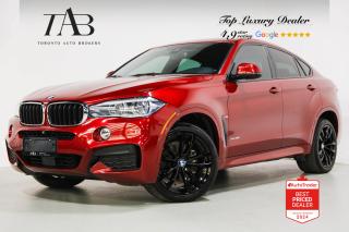 This Beautiful 2017 BMW X6 xDrive35i is a local Ontario vehicle with a clean Carfax report. It typically features a 3.0-liter turbocharged inline-six engine with BMWs xDrive all-wheel-drive system.

Key Features Includes:

- M Sport
- Navigation System
- Bluetooth
- Heads up Display
- Backup Camera
- Sunroof 
- Parking Sensors
- Harman Kardon Sound System
- Sirius XM Radio
- BMW Assist
- Heated Front And Rear Seats
- Front Ventilated Seats
- Heated Steering Wheel
- Cruise Control
- Blind Spot Monitoring
- Forward Collision Warning 
- Automatic Emergency Braking
- Dynamic Stability Control
- Lane Departure Warning
- Parking Assistance
- Adaptive LED Headlights
- 20" Alloy Wheels

NOW OFFERING 3 MONTH DEFERRED FINANCING PAYMENTS ON APPROVED CREDIT. Looking for a top-rated pre-owned luxury car dealership in the GTA? Look no further than Toronto Auto Brokers (TAB)! Were proud to have won multiple awards, including the 2023 GTA Top Choice Luxury Pre Owned Dealership Award, 2023 CarGurus Top Rated Dealer, 2024 CBRB Dealer Award, the Canadian Choice Award 2024, the 2023 Three Best Rated Dealer Award, and many more!

With 30 years of experience serving the Greater Toronto Area, TAB is a respected and trusted name in the pre-owned luxury car industry. Our 30,000 sq.Ft indoor showroom is home to a wide range of luxury vehicles from top brands like BMW, Mercedes-Benz, Audi, Porsche, Land Rover, Jaguar, Aston Martin, Bentley, Maserati, and more. And we dont just serve the GTA, were proud to offer our services to all cities in Canada, including Vancouver, Montreal, Calgary, Edmonton, Winnipeg, Saskatchewan, Halifax, and more.

At TAB, were committed to providing a no-pressure environment and honest work ethics. As a family-owned and operated business, we treat every customer like family and ensure that every interaction is a positive one. Come experience the TAB Lifestyle at its truest form, luxury car buying has never been more enjoyable and exciting!

We offer a variety of services to make your purchase experience as easy and stress-free as possible. From competitive and simple financing and leasing options to extended warranties, aftermarket services, and full history reports on every vehicle, we have everything you need to make an informed decision. We welcome every trade, even if youre just looking to sell your car without buying, and when it comes to financing or leasing, we offer same day approvals, with access to over 50 lenders, including all of the banks in Canada. Feel free to check out your own Equifax credit score without affecting your credit score, simply click on the Equifax tab above and see if you qualify.

So if youre looking for a luxury pre-owned car dealership in Toronto, look no further than TAB! We proudly serve the GTA, including Toronto, Etobicoke, Woodbridge, North York, York Region, Vaughan, Thornhill, Richmond Hill, Mississauga, Scarborough, Markham, Oshawa, Peteborough, Hamilton, Newmarket, Orangeville, Aurora, Brantford, Barrie, Kitchener, Niagara Falls, Oakville, Cambridge, Kitchener, Waterloo, Guelph, London, Windsor, Orillia, Pickering, Ajax, Whitby, Durham, Cobourg, Belleville, Kingston, Ottawa, Montreal, Vancouver, Winnipeg, Calgary, Edmonton, Regina, Halifax, and more.

Call us today or visit our website to learn more about our inventory and services. And remember, all prices exclude applicable taxes and licensing, and vehicles can be certified at an additional cost of $799.

Reviews:
  * Most X6 owners say that a combination of BMW luxury, high-tech feature content, and this models unique and distinctive looks helped attract them for a closer look, with a solid and confident on-road feel helping to seal the deal. Expect generous performance in all driving conditions (with appropriate tires), and a generous cargo hold to help tailor the X6 to whatever activity is at hand. The l