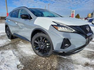 <p>This Boulder Grey Pearl 2024 Nissan Murano Midnight Edition is sure to turn some heads! Beautiful black-out features such as the 20 Black Aluminum Alloy Wheels help complete the exterior look. Inside youll find a Bose Premium Audio System with 11 speakers</p>
<p> and so much more! Check out all of our Murano inventory at Experience Nissan Orillia! Call us at 705-325-3355</p>
<a href=https://www.experiencenissanorillia.ca/new/inventory/Nissan-Murano-2024-id10267135.html>https://www.experiencenissanorillia.ca/new/inventory/Nissan-Murano-2024-id10267135.html</a>