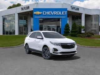 <b>Power Liftgate,  Blind Spot Detection,  Climate Control,  Heated Seats,  Apple CarPlay!</b><br> <br>   With plenty of cargo and passenger space, plus all the cool features you expect of a modern family vehicle, this 2024 Chevrolet Equinox is an easy choice for your adventure vehicle. <br> <br>This extremely competent Chevy Equinox is a rewarding SUV that doubles down on versatility, practicality and all-round reliability. The dazzling exterior styling is sure to turn heads, while the well-equipped interior is put together with great quality, for a relaxing ride every time. This 2024 Equinox is sure to be loved by the whole family.<br> <br> This summit white SUV  has an automatic transmission and is powered by a  175HP 1.5L 4 Cylinder Engine.<br> <br> Our Equinoxs trim level is RS. The RS trim of the Equinox adds in blacked out exterior styling elements, with a power liftgate for rear cargo access, blind spot detection and dual-zone climate control, and is decked with great standard features such as front heated seats with lumbar support, remote engine start, air conditioning, remote keyless entry, and a 7-inch infotainment touchscreen with Apple CarPlay and Android Auto, along with active noise cancellation. Safety on the road is assured with automatic emergency braking, forward collision alert, lane keep assist with lane departure warning, front and rear park assist, and front pedestrian braking. This vehicle has been upgraded with the following features: Power Liftgate,  Blind Spot Detection,  Climate Control,  Heated Seats,  Apple Carplay,  Android Auto,  Remote Start. <br><br> <br>To apply right now for financing use this link : <a href=https://www.taylorautomall.com/finance/apply-for-financing/ target=_blank>https://www.taylorautomall.com/finance/apply-for-financing/</a><br><br> <br/>    4.49% financing for 84 months. <br> Buy this vehicle now for the lowest bi-weekly payment of <b>$250.14</b> with $0 down for 84 months @ 4.49% APR O.A.C. ( Plus applicable taxes -  Plus applicable fees   / Total Obligation of $45526  ).  Incentives expire 2024-05-31.  See dealer for details. <br> <br> <br>LEASING:<br><br>Estimated Lease Payment: $215 bi-weekly <br>Payment based on 6.9% lease financing for 60 months with $0 down payment on approved credit. Total obligation $27,964. Mileage allowance of 16,000 KM/year. Offer expires 2024-05-31.<br><br><br><br> Come by and check out our fleet of 80+ used cars and trucks and 150+ new cars and trucks for sale in Kingston.  o~o