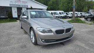 CLEAN CARFAX REPORT No Accidents, Low Mileage<br><br>2013 BMW 528I XDRIVE, 5 SERIES<br>Push-Button Start, Auto Start/Stop, Hands-Free Phone, Real-Time Traffic Navigation Data, Moonroof/Sunroof, Power Heated Leather Seats, 2 Driver Memorized Settings, Cruise Control, Tilt/Telescopic Steering Wheel, Steering Wheel Mounted Controls, Power Windows, Power Door Locks, Power Mirrors, Auto-Dimming Rearview Mirror, Auto-Dimming Side Mirrors, Rain-Sensing Front Wipers, Dual Front Air Conditioning Zones, AM/FM Radio, MP3 Playback In-Dash CD, 2 Subwoofer, 10 Total Speakers, Bluetooth Auxiliary Audio Input, Bluetooth Wireless Data Link, HID/Xenon Headlights, Front Fog Lights, Daytime Running Lights, LED Taillights, Multi-Function Display, Alarm Anti-Theft System, Aluminum Alloy Wheels, Keyless Entry Multi-Function Remote and more.<br><br>Purchase price: $14,299 plus HST and LICENSING<br><br>Certification is available for only $799 which includes 3 month or 3ooo km Lubrico warranty with $1000 per claim.<br>If not certified, by OMVIC regulations this vehicle is being sold AS-lS and is not represented as being in road worthy condition, mechanically sound or maintained at any guaranteed level of quality. The vehicle may not be fit for use as a means of transportation and may require substantial repairs at the purchaser s expense. It may not be possible to register the vehicle to be driven in its current condition.<br><br>CARFAX PROVIDED FOR EVERY VEHICLE<br><br>WARRANTY: Extended warranty with different terms and coverages is available, please ask our representative for more details.<br>FINANCING: Bad Credit? Good Credit? No Credit? We work with you to find the best financing plan that fits your budget. Our specialists are happy to assist you with all necessary information.<br>TRADE-IN OR SELL: Upgrade your ride by trading-in your vehicle and save on taxes, or Sell it to us, and get the best value for your current vehicle.<br><br>Smart Wheels Used Car Dealership<br>642 Dunlop St West, Barrie, ON L4N 9M5<br>Phone: (705)721-1341<br>Email: Info@swcarsales.ca<br>Web: www.swcarsales.ca<br>Terms and conditions may apply. Price and availability subject to change. Contact us for the latest information.<br>