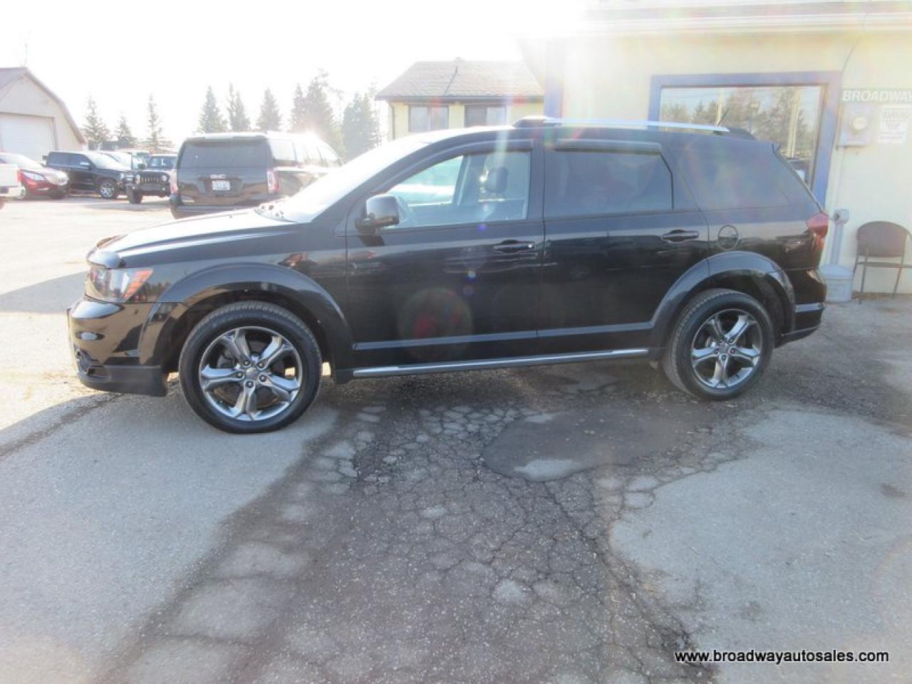 2016 Dodge Journey ALL-WHEEL DRIVE CROSSROAD-PLUS-MODEL 7 PASSENGER 3.6L - V6.. BENCH & 3RD ROW.. NAVIGATION.. POWER SUNROOF.. LEATHER.. HEATED SEATS & WHEEL.. Photo2
