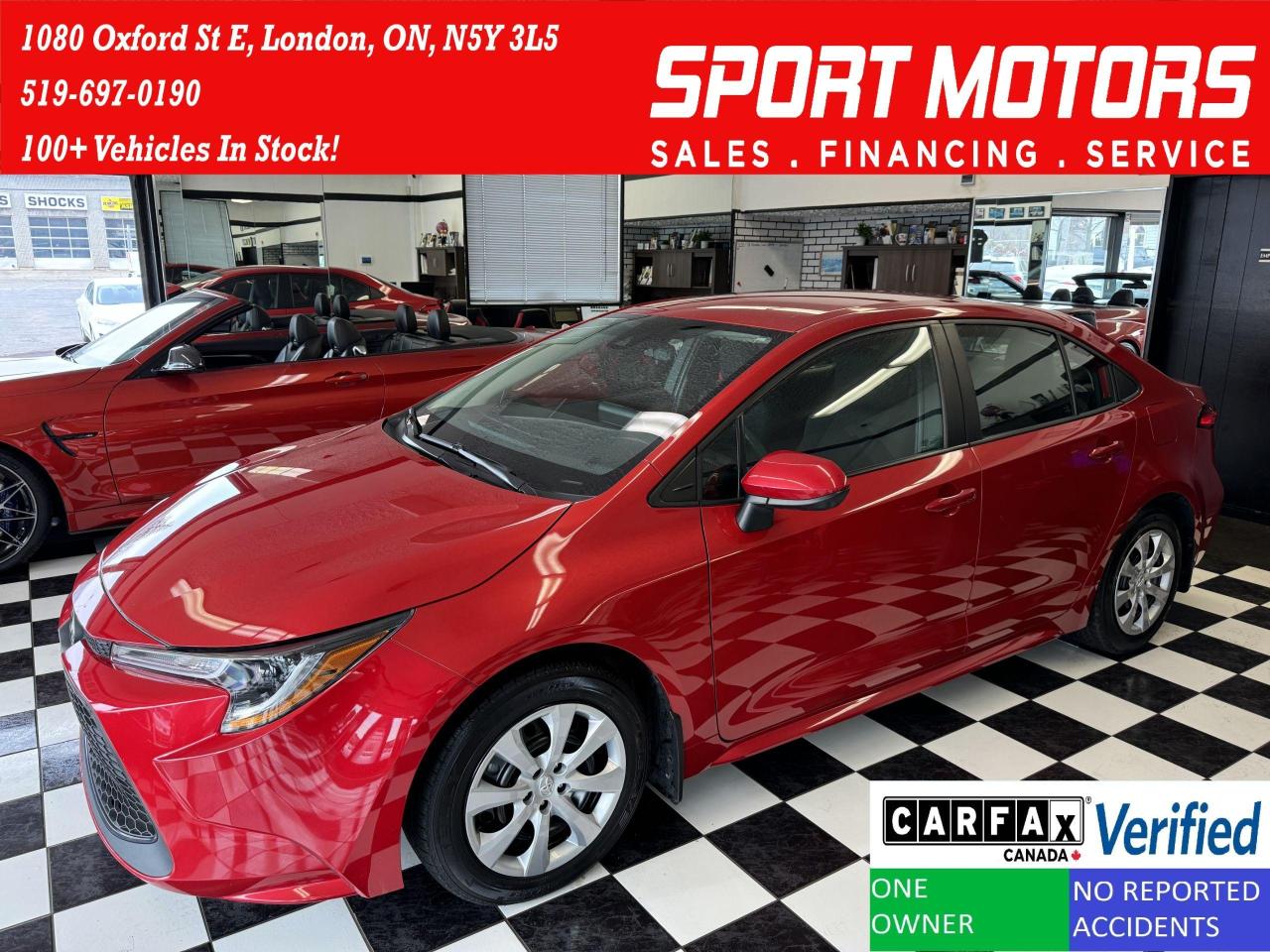 Used 2020 Toyota Corolla LE+Adaptive Cruise+Heated Seats+CLEAN CARFAX for sale in London, ON