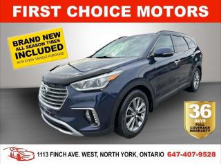 Welcome to First Choice Motors, the largest car dealership in Toronto of pre-owned cars, SUVs, and vans priced between $5000-$15,000. With an impressive inventory of over 300 vehicles in stock, we are dedicated to providing our customers with a vast selection of affordable and reliable options. <br><br>Were thrilled to offer a used 2017 Hyundai Santa Fe XL LUXURY, blue color with 169,000km (STK#6909) This vehicle was $17990 NOW ON SALE FOR $15990. It is equipped with the following features:<br>- Automatic Transmission<br>- Fully loaded<br>- Leather Seats<br>- Sunroof<br>- Heated seats<br>- Navigation<br>- All wheel drive<br>- Bluetooth<br>- 3rd row seating<br>- Reverse camera<br>- Alloy wheels<br>- Power windows<br>- Power locks<br>- Power mirrors<br>- Air Conditioning<br><br>At First Choice Motors, we believe in providing quality vehicles that our customers can depend on. All our vehicles come with a 36-day FULL COVERAGE warranty. We also offer additional warranty options up to 5 years for our customers who want extra peace of mind.<br><br>Furthermore, all our vehicles are sold fully certified with brand new brakes rotors and pads, a fresh oil change, and brand new set of all-season tires installed & balanced. You can be confident that this car is in excellent condition and ready to hit the road.<br><br>At First Choice Motors, we believe that everyone deserves a chance to own a reliable and affordable vehicle. Thats why we offer financing options with low interest rates starting at 7.9% O.A.C. Were proud to approve all customers, including those with bad credit, no credit, students, and even 9 socials. Our finance team is dedicated to finding the best financing option for you and making the car buying process as smooth and stress-free as possible.<br><br>Our dealership is open 7 days a week to provide you with the best customer service possible. We carry the largest selection of used vehicles for sale under $9990 in all of Ontario. We stock over 300 cars, mostly Hyundai, Chevrolet, Mazda, Honda, Volkswagen, Toyota, Ford, Dodge, Kia, Mitsubishi, Acura, Lexus, and more. With our ongoing sale, you can find your dream car at a price you can afford. Come visit us today and experience why we are the best choice for your next used car purchase!<br><br>All prices exclude a $10 OMVIC fee, license plates & registration  and ONTARIO HST (13%)