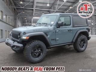 New 2024 Jeep Wrangler Willys 2 Door 4x4 for sale in Mississauga, ON