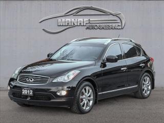 Used 2012 Infiniti EX35 AWD 3.5L Journey 360-Camera Heated-Seats Sunroof for sale in Concord, ON