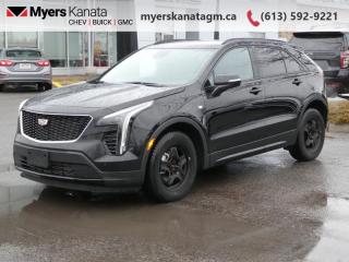 <b>Remote Start,  Power Liftgate,  Blind Spot Detection,  Forward Collision Warning,  Apple CarPlay!</b><br> <br>  On Sale! Save $2000 on this one, weve marked it down from $43888.    This  2022 Cadillac XT4 is for sale today in Kanata. <br> <br>This Cadillac XT4 is your newest statement piece and it easily steals the show on any road. The luxury crossovers technology, comfort and convenience resets expectations and allows you to be more connected than ever before. With segment leading rear-leg room, this XT4 has the versatility and style to meet your every need. The only question left is, where will it take you? This  SUV has 34,974 kms. Its  stellar black metallic in colour  . It has an automatic transmission and is powered by a  235HP 2.0L 4 Cylinder Engine. <br> <br> Our XT4s trim level is Sport. Styled for those that never stop moving, this XT4 Sport turns things up a notch with modern features such as premium seating surfaces and power front seats, a large 8 inch touch screen that features wireless Android Auto and Apple CarPlay, 4G LTE Wi-Fi Hotspot connectivity, plus a remote start. Additional features include exclusive aluminum wheels, unique exterior accents, forward collision braking, Teen Driver technology, blind spot detection, an HD rear vision camera, OnStar and Cadillac connected services, LED lights, a power rear liftgate and so much more. This vehicle has been upgraded with the following features: Remote Start,  Power Liftgate,  Blind Spot Detection,  Forward Collision Warning,  Apple Carplay,  Android Auto. <br> <br>To apply right now for financing use this link : <a href=https://www.myerskanatagm.ca/finance/ target=_blank>https://www.myerskanatagm.ca/finance/</a><br><br> <br/><br>Price is plus HST and licence only.<br>Book a test drive today at myerskanatagm.ca<br>*LIFETIME ENGINE TRANSMISSION WARRANTY NOT AVAILABLE ON VEHICLES WITH KMS EXCEEDING 140,000KM, VEHICLES 8 YEARS & OLDER, OR HIGHLINE BRAND VEHICLE(eg. BMW, INFINITI. CADILLAC, LEXUS...)<br> Come by and check out our fleet of 40+ used cars and trucks and 150+ new cars and trucks for sale in Kanata.  o~o