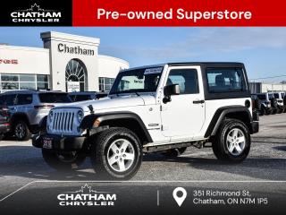Used 2018 Jeep Wrangler JK Sport SPORT AIR AUTOMATIC HARD TOP for sale in Chatham, ON