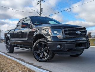 <p>Excellent example of a mint condition 2014 F150 FX4 4WD 3.5 Eco-Boost supercab 6 foot box. </p><p> </p><p>1 owner, Low mileage, no accidents, no rust & comes safety certified. Detailed, 2 keys, full tank of gas included. Financing available. </p><p> </p><p>1 owner. Ontario reg since new. No accident history. Clean title. Carfax available. Mature previous owner. </p><p> </p><p>Safety certification and inspection just done. Brand new set of K02 tires, new pads, rotors, brake shoes & synthetic oil change. No mechanical issues. Runs & drives out great. No engine issues, 4wd works, all features work. No rust issues. Cab corners, frame, tailgate, rockers all clean. </p><p> </p><p>Loaded FX4; heated & cooled seats, sunroof, Navi, back up cam, tonneau cover and more!</p><p> </p><p>Price is + TAX + licensing fees.</p><p>Financing and trade-ins available.</p><p>Test drives by appointment only. </p><p>OMVIC registered dealership & UCDA Member</p><p>Starks Motorsports LTD</p><p>Address: 48 Woodslee Ave unit 3 Paris ON</p>