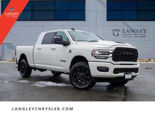 <p><strong><span style=font-family:Arial; font-size:16px;>Strap in for a ride of a lifetime, where power meets elegance in a symphony of engineering perfection. This is not just a statement; its a promise delivered by the 2024 RAM 3500 Laramie..</span></strong></p> <p><strong><span style=font-family:Arial; font-size:16px;>This is a Pickup thats literally a white knight, swathed in a pristine White exterior, ready to conquer any terrain with fortitude and finesse..</span></strong> <br> The heart of this beast is a robust 6.7L 6-cylinder engine, paired with a sleek 6-speed automatic transmission, promising a seamless driving experience.. This RAM 3500 Laramie is brand new, a masterpiece thats never been driven, waiting for its first adventure with you.</p> <p><strong><span style=font-family:Arial; font-size:16px;>Slide inside to a sanctuary of luxury, where a Black interior sets the stage for ultimate comfort..</span></strong> <br> Each feature has been designed keeping you in mind - from the plush Leather upholstery to the Automatic temperature control that promises a serene ride regardless of the weather outside.. The advanced Navigation System and Tachometer keep you on track, while the Traction Control ensures optimum stability even on the roughest terrains.</p> <p><strong><span style=font-family:Arial; font-size:16px;>Safety is paramount in this Pickup, equipped with ABS Brakes, Electronic Stability, Brake Assist, and a host of airbags..</span></strong> <br> The Security System stands guard, ensuring peace of mind at every turn.. This pristine RAM 3500 Laramie perfectly embodies the quote, Dont just love your car, love buying it, as Langley Chrysler offers an impeccable customer service experience.</p> <p><strong><span style=font-family:Arial; font-size:16px;>Our commitment to excellence ensures that you not only fall in love with this vehicle but also with the process that leads up to it..</span></strong> <br> Additional features like a Rear Seat Centre Armrest, Power Windows, Power Steering, and a Garage Door Transmitter elevate this Pickups comfort and functionality quotient.. The Steering Wheel Mounted Audio Controls and Voice Recorder transcend convenience, making every journey a joy.</p> <p><strong><span style=font-family:Arial; font-size:16px;>This RAM 3500 Laramie stands out from the crowd, presenting a compelling blend of power, luxury, and sophistication..</span></strong> <br> Its more than just a vehicle; its a lifestyle statement waiting to be claimed at Langley Chrysler.. So come, be a part of this extraordinary driving experience.</p> <p><strong><span style=font-family:Arial; font-size:16px;>After all, when was the last time you drove a car that truly made your heart race?.</span></strong></p>Documentation Fee $968, Finance Placement $628, Safety & Convenience Warranty $699

<p>*All prices are net of all manufacturer incentives and/or rebates and are subject to change by the manufacturer without notice. All prices plus applicable taxes, applicable environmental recovery charges, documentation of $599 and full tank of fuel surcharge of $76 if a full tank is chosen.<br />Other items available that are not included in the above price:<br />Tire & Rim Protection and Key fob insurance starting from $599<br />Service contracts (extended warranties) for up to 7 years and 200,000 kms starting from $599<br />Custom vehicle accessory packages, mudflaps and deflectors, tire and rim packages, lift kits, exhaust kits and tonneau covers, canopies and much more that can be added to your payment at time of purchase<br />Undercoating, rust modules, and full protection packages starting from $199<br />Flexible life, disability and critical illness insurances to protect portions of or the entire length of vehicle loan?im?im<br />Financing Fee of $500 when applicable<br />Prices shown are determined using the largest available rebates and incentives and may not qualify for special APR finance offers. See dealer for details. This is a limited time offer.</p>