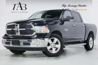 This Powerful 2018 RAM 1500 SLT 4X4 is a local Ontario vehicle with a clean Carfax report. It is a well-regarded full-size pickup truck known for its capability, versatility, and a balance between workhorse functionality and comfort. 

Key Features Includes:

- Navigation
- Bluetooth
- Backup Camera
- Uconnect 
- Crew Cab
- Sirius XM Radio
- Front Heated Seats
- Heated Steering Wheel
- Trailer Hitch
- Cruise Control
- Traction Control System
- 20" Alloy Wheels


NOW OFFERING 3 MONTH DEFERRED FINANCING PAYMENTS ON APPROVED CREDIT. 

Looking for a top-rated pre-owned luxury car dealership in the GTA? Look no further than Toronto Auto Brokers (TAB)! Were proud to have won multiple awards, including the 2023 GTA Top Choice Luxury Pre Owned Dealership Award, 2023 CarGurus Top Rated Dealer, 2024 CBRB Dealer Award, the Canadian Choice Award 2024, the 2023 Three Best Rated Dealer Award, and many more!

With 30 years of experience serving the Greater Toronto Area, TAB is a respected and trusted name in the pre-owned luxury car industry. Our 30,000 sq.Ft indoor showroom is home to a wide range of luxury vehicles from top brands like BMW, Mercedes-Benz, Audi, Porsche, Land Rover, Jaguar, Aston Martin, Bentley, Maserati, and more. And we dont just serve the GTA, were proud to offer our services to all cities in Canada, including Vancouver, Montreal, Calgary, Edmonton, Winnipeg, Saskatchewan, Halifax, and more.

At TAB, were committed to providing a no-pressure environment and honest work ethics. As a family-owned and operated business, we treat every customer like family and ensure that every interaction is a positive one. Come experience the TAB Lifestyle at its truest form, luxury car buying has never been more enjoyable and exciting!

We offer a variety of services to make your purchase experience as easy and stress-free as possible. From competitive and simple financing and leasing options to extended warranties, aftermarket services, and full history reports on every vehicle, we have everything you need to make an informed decision. We welcome every trade, even if youre just looking to sell your car without buying, and when it comes to financing or leasing, we offer same day approvals, with access to over 50 lenders, including all of the banks in Canada. Feel free to check out your own Equifax credit score without affecting your credit score, simply click on the Equifax tab above and see if you qualify.

So if youre looking for a luxury pre-owned car dealership in Toronto, look no further than TAB! We proudly serve the GTA, including Toronto, Etobicoke, Woodbridge, North York, York Region, Vaughan, Thornhill, Richmond Hill, Mississauga, Scarborough, Markham, Oshawa, Peteborough, Hamilton, Newmarket, Orangeville, Aurora, Brantford, Barrie, Kitchener, Niagara Falls, Oakville, Cambridge, Kitchener, Waterloo, Guelph, London, Windsor, Orillia, Pickering, Ajax, Whitby, Durham, Cobourg, Belleville, Kingston, Ottawa, Montreal, Vancouver, Winnipeg, Calgary, Edmonton, Regina, Halifax, and more.

Call us today or visit our website to learn more about our inventory and services. And remember, all prices exclude applicable taxes and licensing, and vehicles can be certified at an additional cost of $699.


Awards:
  * Canadian Car of the Year AJACs Best Pick-Up Truck In Canada For 2018