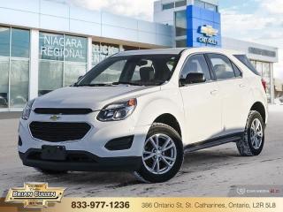 <b>Bluetooth,  Rear View Camera,  OnStar,  SiriusXM!</b>

 

    How does the 2017 Equinox stack up against the competition? One look and youll see that the Equinox takes the lead when it comes to versatility, connectivity and functionality. This  2017 Chevrolet Equinox is for sale today in St Catharines. 

 

The 2017 Chevrolet Equinox has struck the right chord for many compact crossover buyers. If you want an stylish and powerful compact SUV with a ton of passenger space, the 2017 Chevy Equinox is definitely worth a look. This  SUV has 180,822 kms. Its  white in colour  . It has a 6 speed automatic transmission and is powered by a  182HP 2.4L 4 Cylinder Engine.  

 

 Our Equinoxs trim level is LS. No matter where you want to go, the 2017 Equinox is ready to take you there with in comfort and convenience. Packed with features like a 7 inch diagonal colour touch-screen display, bluetooth connectivity, SiriusXM radio and a USB port the Equinox LS will always keep you connected. This awesome SUV also comes with StabiliTrak electronic stability control system, OnStar, aluminum wheels and it even has a back up camera.  This vehicle has been upgraded with the following features: Bluetooth,  Rear View Camera,  Onstar,  Siriusxm. 

 





 Come by and check out our fleet of 50+ used cars and trucks and 160+ new cars and trucks for sale in St Catharines.  o~o